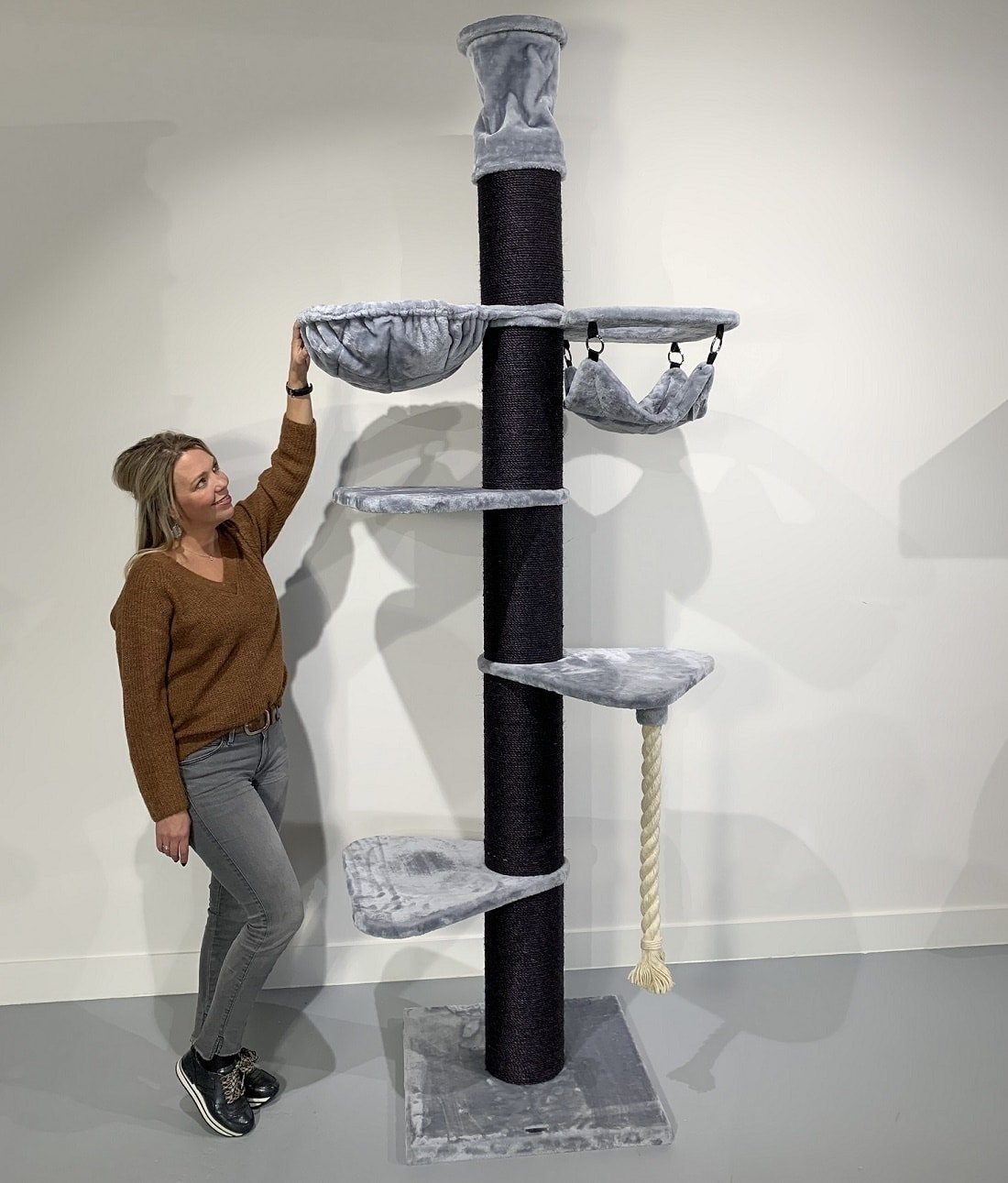 RHRQuality Cat Tree Maine Coon Tower Crown 9byaldino articoli per allevatori RHRQuality Cat Tree Maine Coon Tower Crown - immagine 9