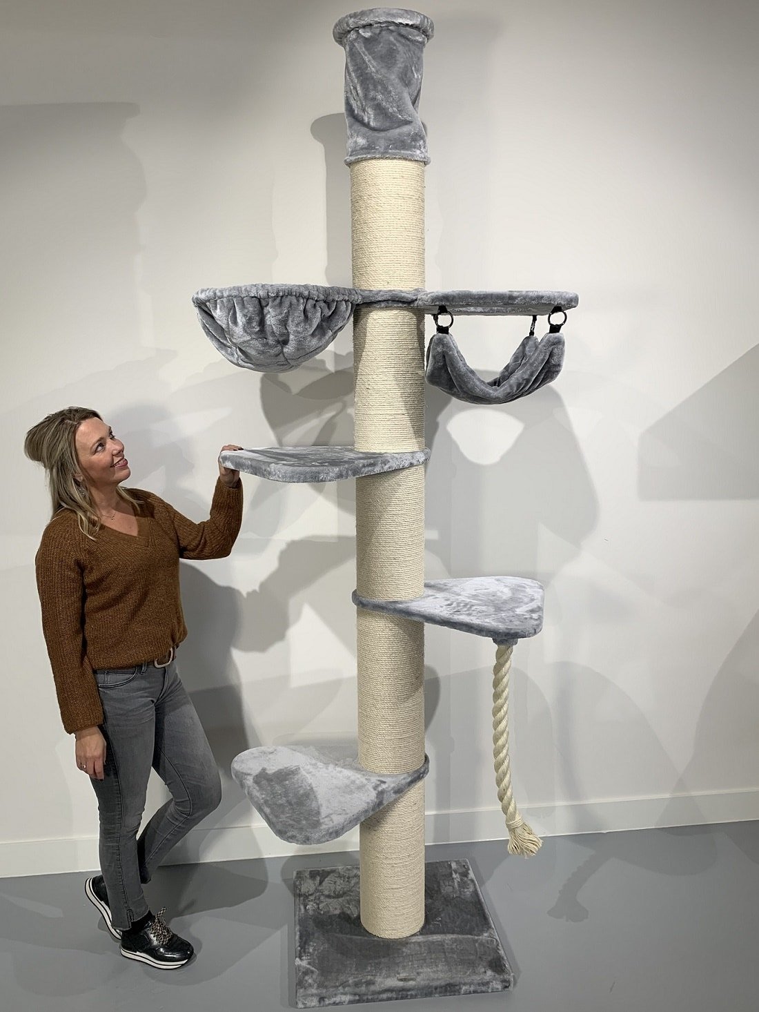 RHRQuality Cat Tree Maine Coon Tower Crown 11byaldino articoli per allevatori RHRQuality Cat Tree Maine Coon Tower Crown - immagine 11