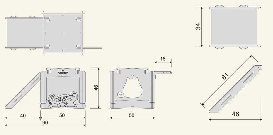 ecocatcollection kitten play station 6byaldino articoli per allevatori ecocatcollection kitten play station 1