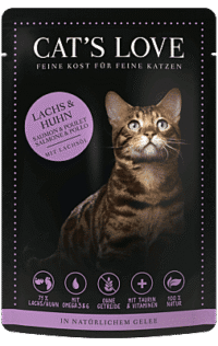 Cat's love adulto mix salmone-pollo - 12 bustine 85g