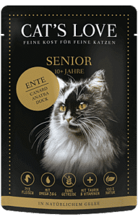 Cat's love senior anatra - 12 bustine 85g