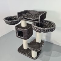 RHRQuality Cat Tree Devon Rex Plus Taupe