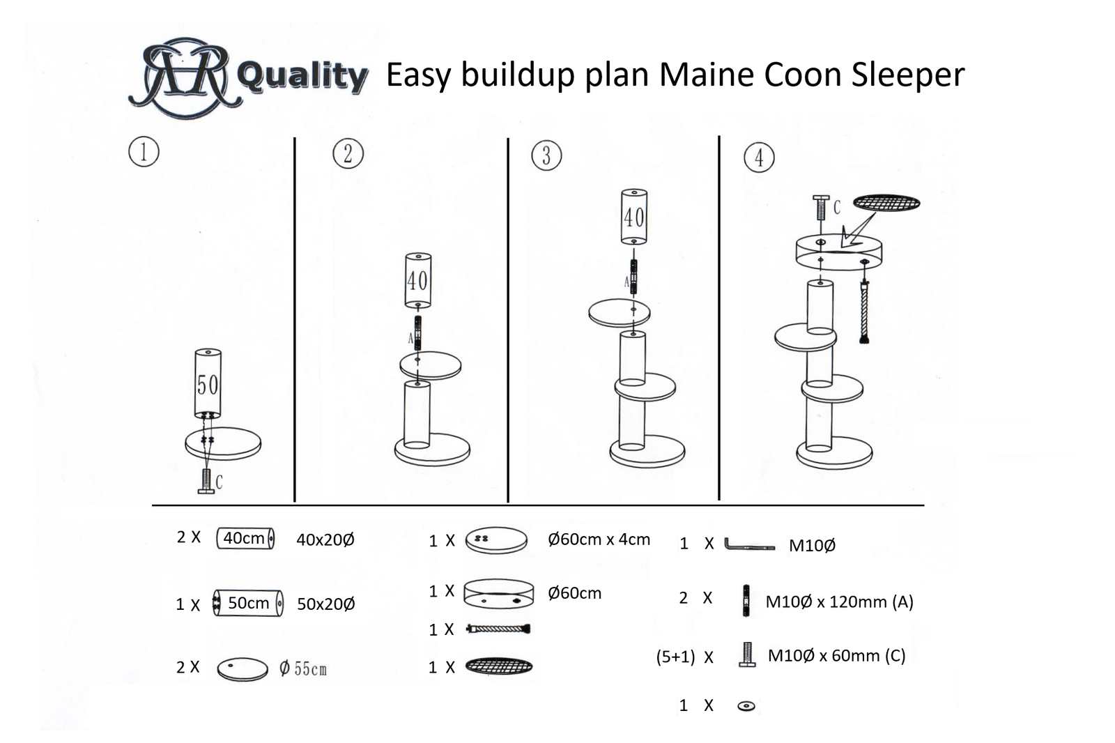 RHRQuality Cat Tree Maine Coon Sleeper Crown Light Grey 7byaldino articoli per allevatori Rhrquality Cat Tree Maine Coon Sleeper Crown Light.jpg