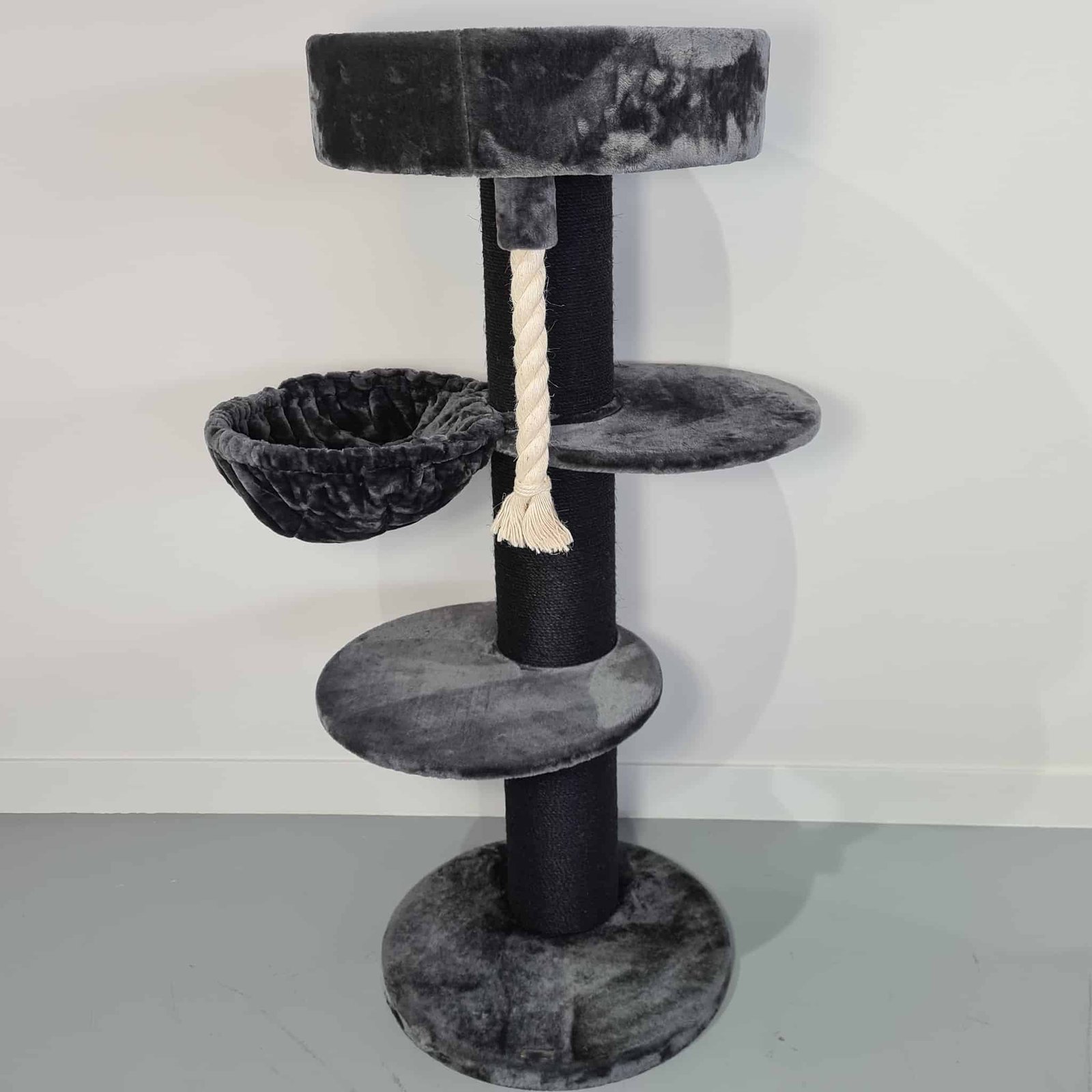 Rhrquality Cat Tree Maine Coon Sleeper Plus Blackl