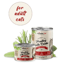 CHICOPEE CAT FOOD ADULT  POLLAME ADULTO CON GRANCHI  E CAROTE FINI 195gr | 6 lattine