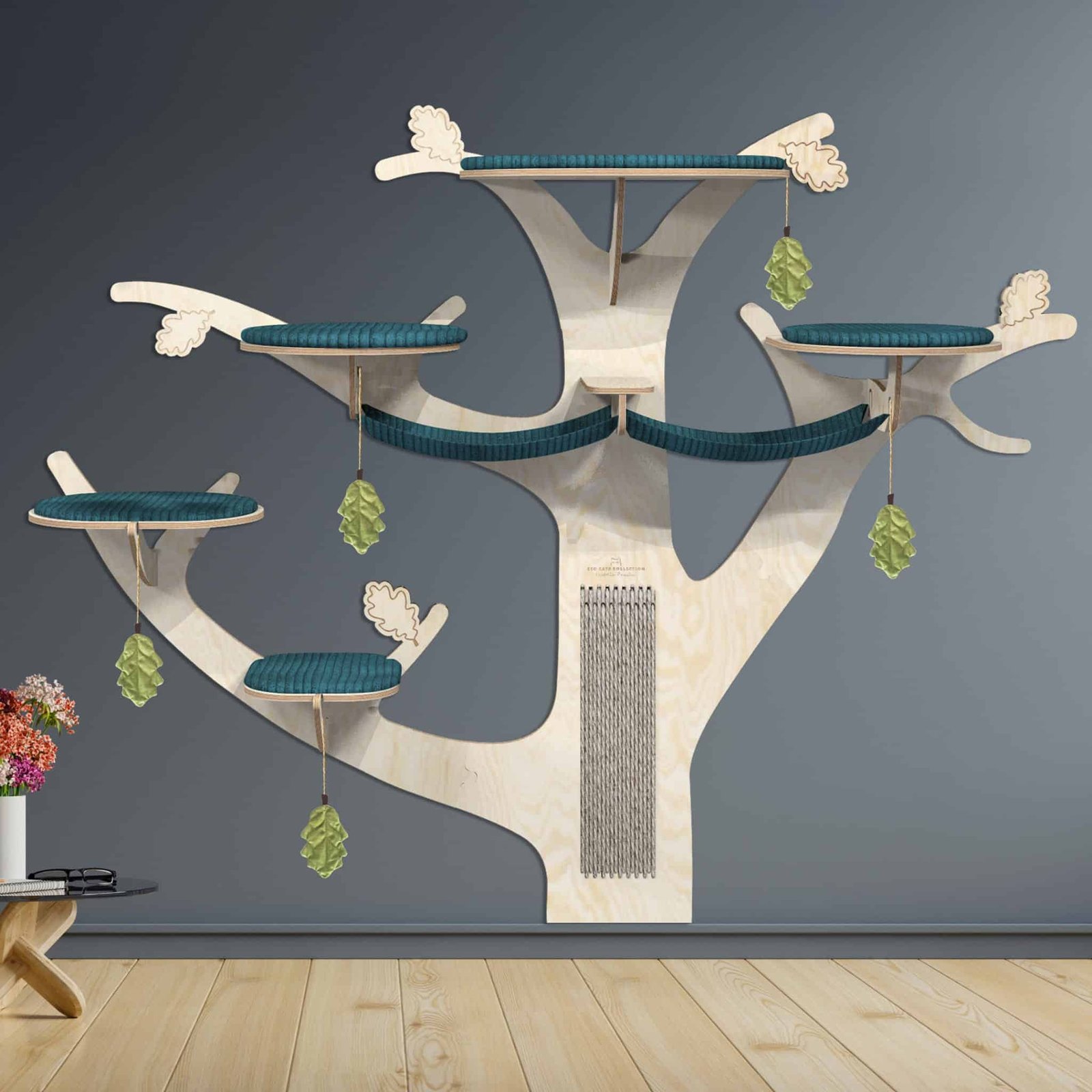 ecocatcollection OAK TREE 2 | Tiragraffi da parete 1byaldino articoli per allevatori ecocatcollection OAK TREE 2 | Tiragraffi da parete