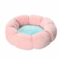 Cucce fluffy flower rosa