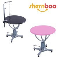 Shernbao Round Hydraulic Table - tavolo con piano girevole