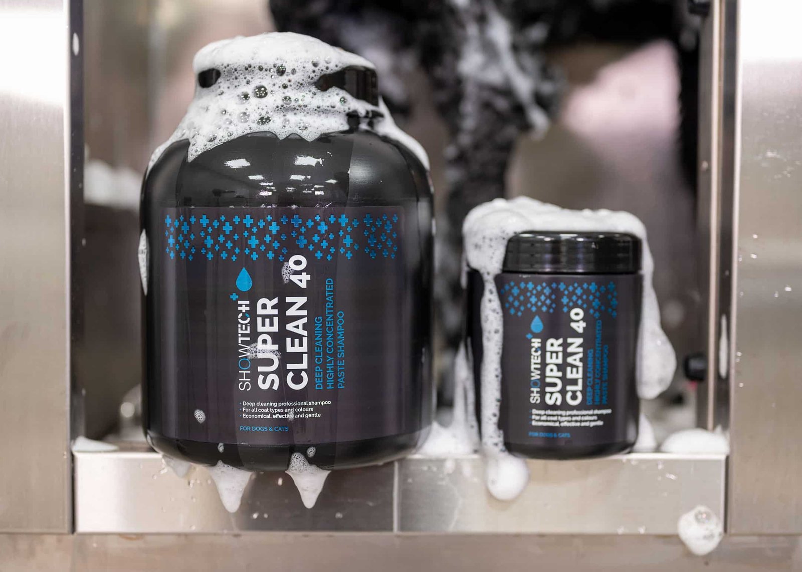 Show Tech+ Super Clean 40 Shampoo 1 L 4byaldino articoli per allevatori Show Tech+ Super Clean 40 Shampoo 1 L - immagine 4