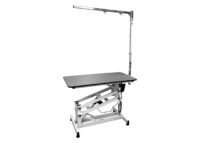 Groom-X START Tavolo Elettrico + Post Grigio 110x60x47,5-106cm Tavolo da Toelettatura Professionale