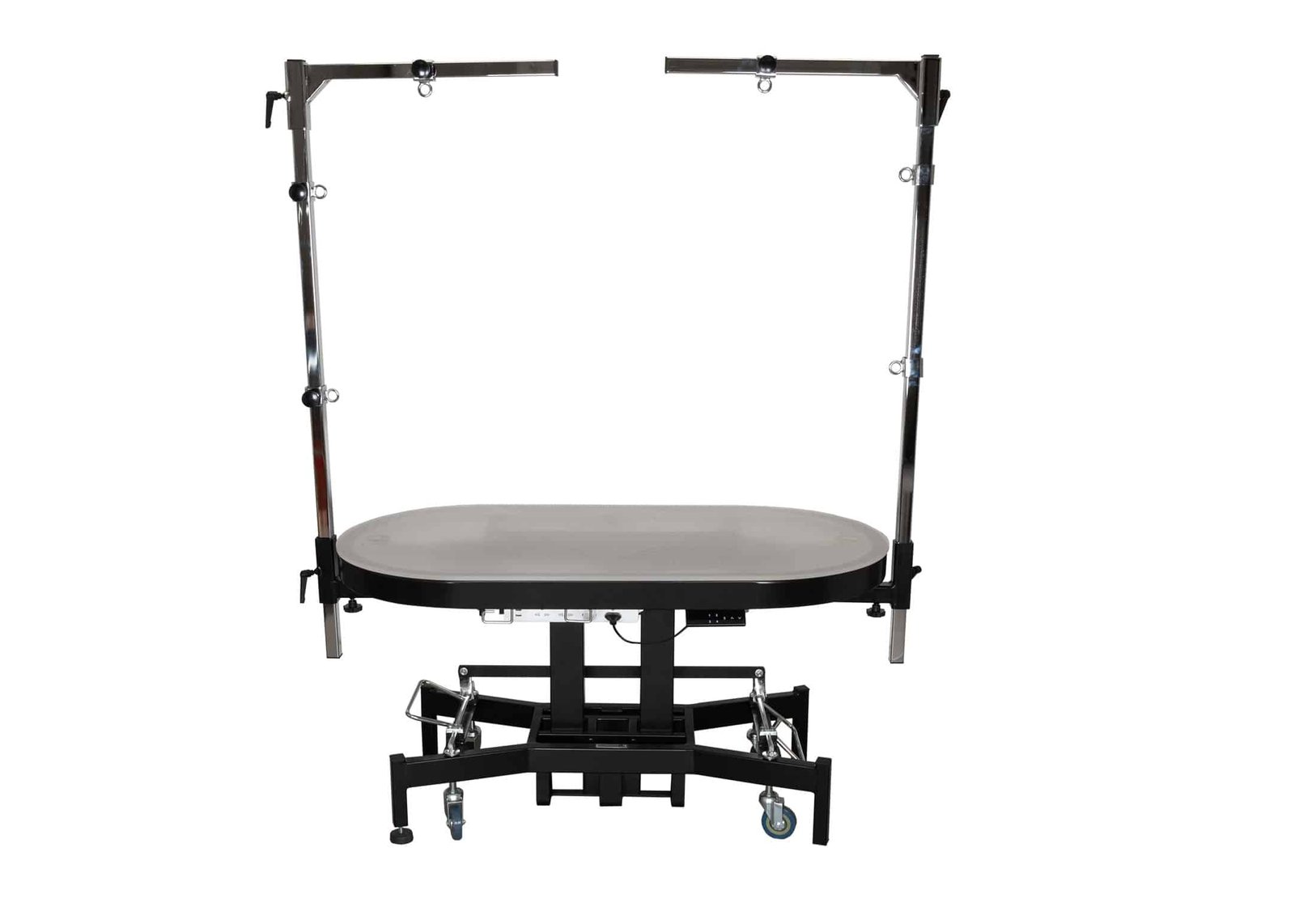 Groom-X Tavolo da Torneo Elettrico Ovale Compatto con Luce Groomania Edizione Limitata 119,5x61cmxH62-110cm