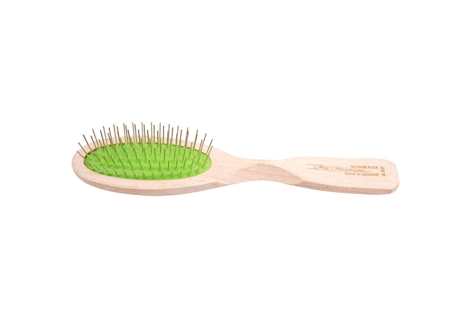 Chris Christensen Systems Air Series Breezy Oval Pin Brush 16mm Pocket Medium - Green 3byaldino articoli per allevatori Chris Christensen Systems Air Series Breezy Oval Pin Brush 16mm Pocket Medium - Green - immagine 3