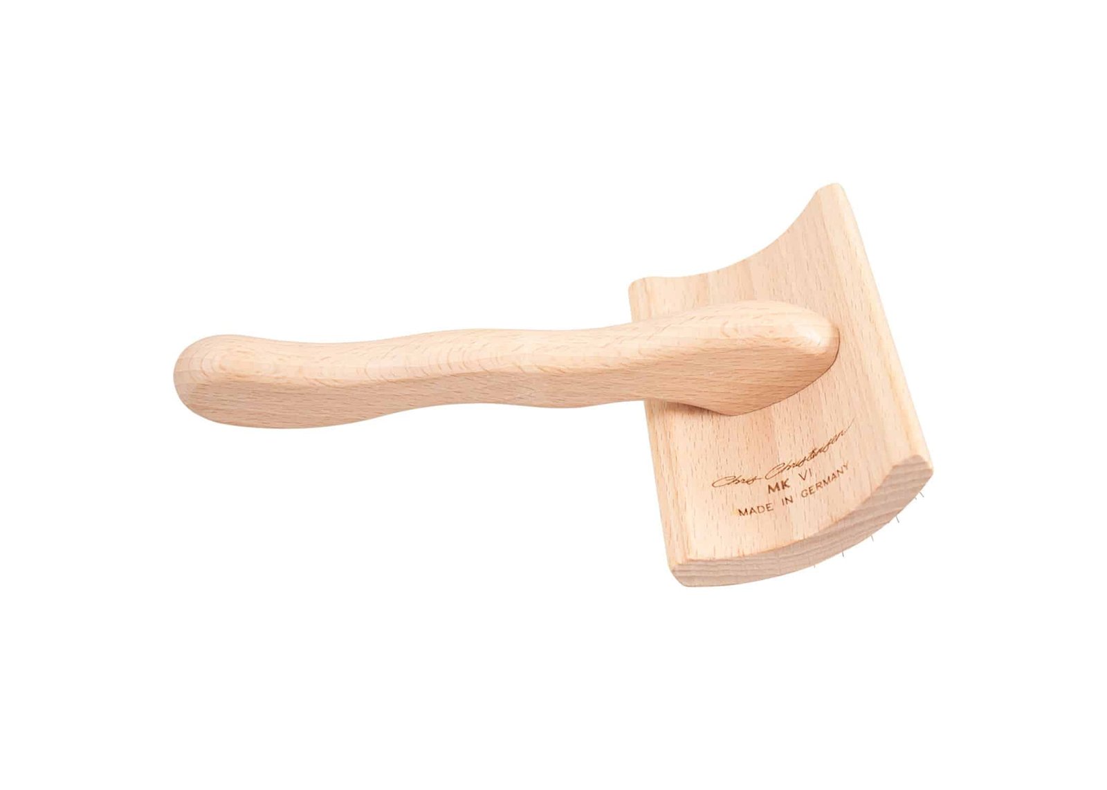 Chris Christensen Systems Mark VI Curved Back Slicker Medium Slicker Brush 2byaldino articoli per allevatori Chris Christensen Systems Mark VI Curved Back Slicker Medium Slicker Brush - immagine 2